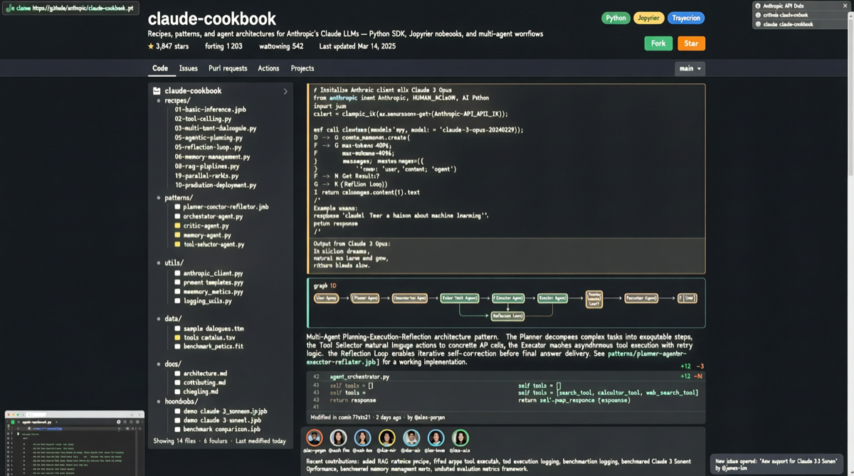 Anthropic's Official Cookbook Hits 42K Stars: 100 Ways to Play with Claude