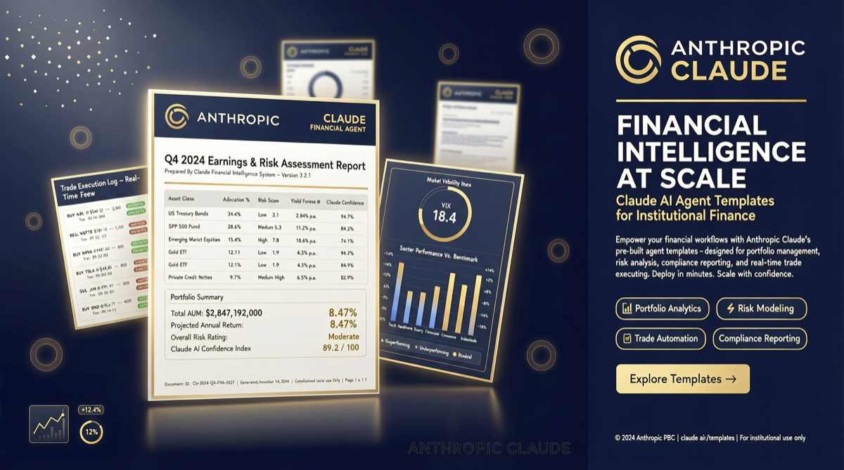 Anthropicが10の金融Agentテンプレートをオープンソース：それぞれを拆解する