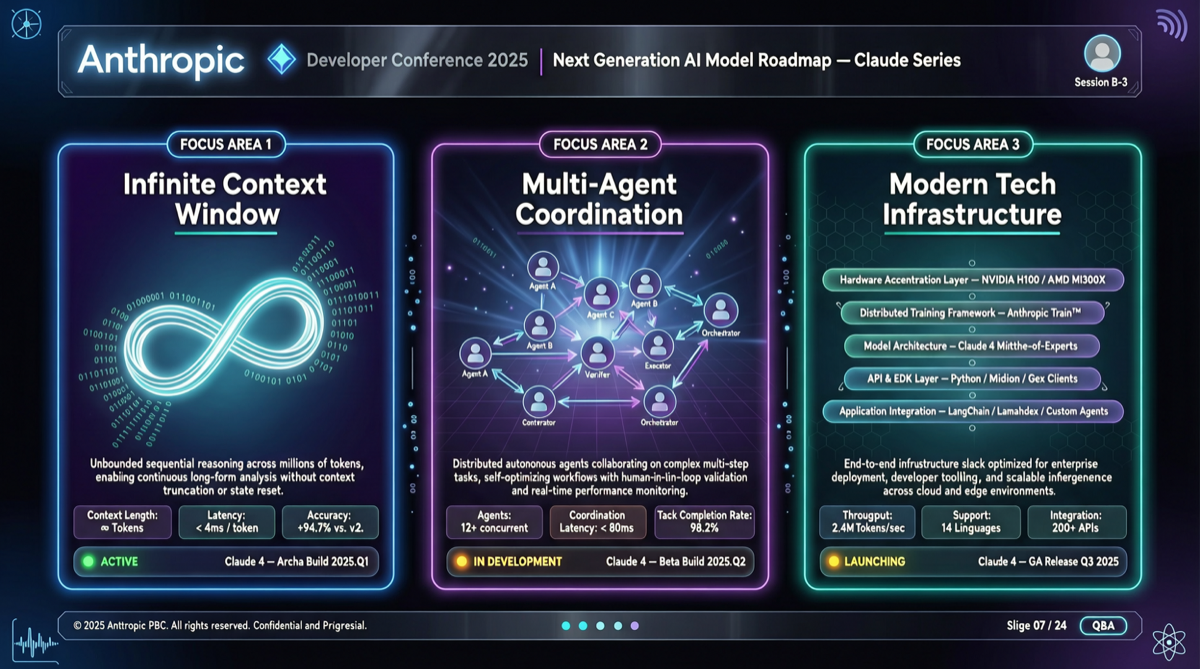 Anthropic Reveals Three Focus Areas for Next-Gen Models at Code with Claude: Higher Judgment, 'Infinite' Context, Multi-Agent Coordination