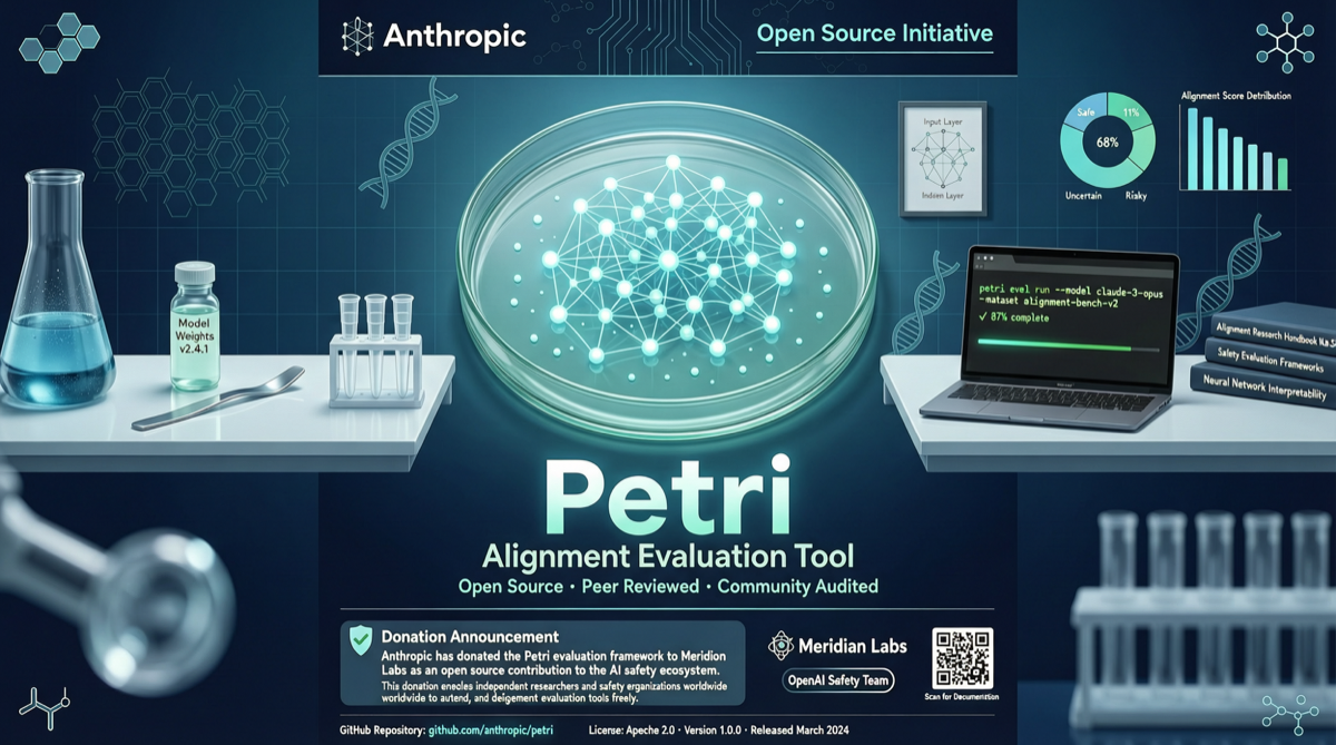 Anthropic передаёт инструмент оценки выравнивания Petri в Meridian Labs