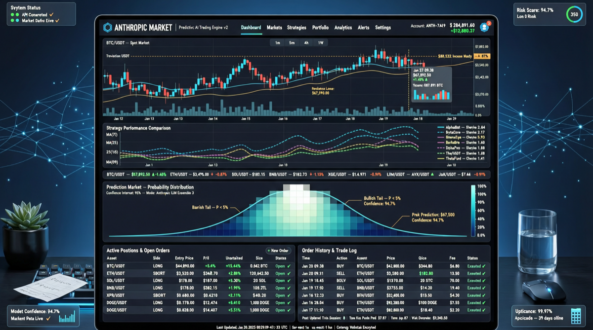 Anthropic Quietly Launched a Prediction Market Trading Bot: 68.4% Win Rate, Deployable from Official Repository