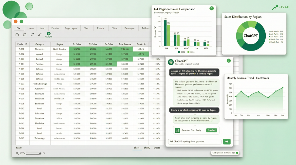 ChatGPT 直接接入 Excel 和 Google Sheets：GPT-5.5 让电子表格成为 AI 原生应用