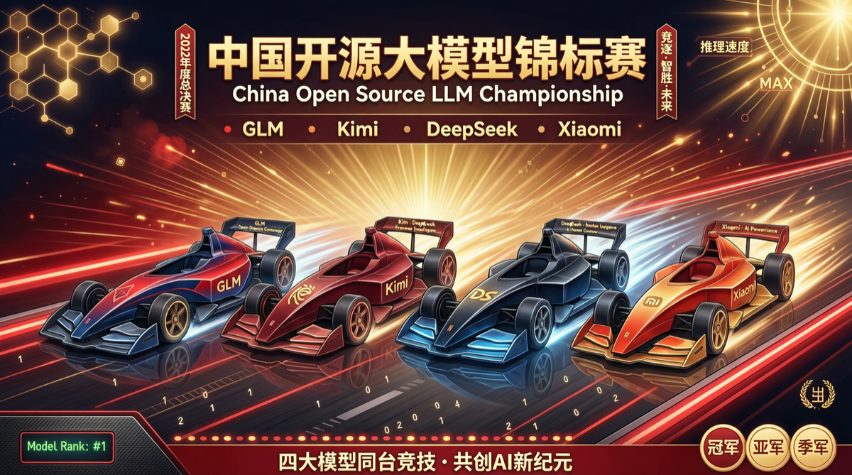 17 Days, 4 Models: China Open Source AI Arms Race and the Performance Landscape Reshuffle