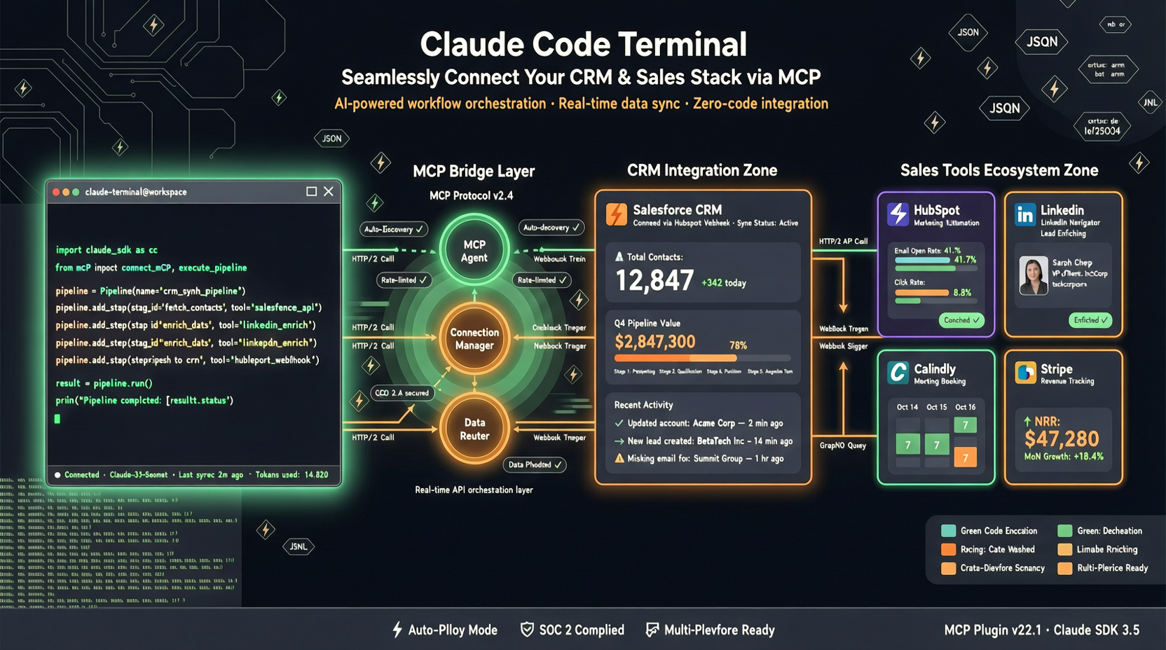 Claude Code 变身 GTM 终端：8 个 MCP 让 AI 帮你做销售