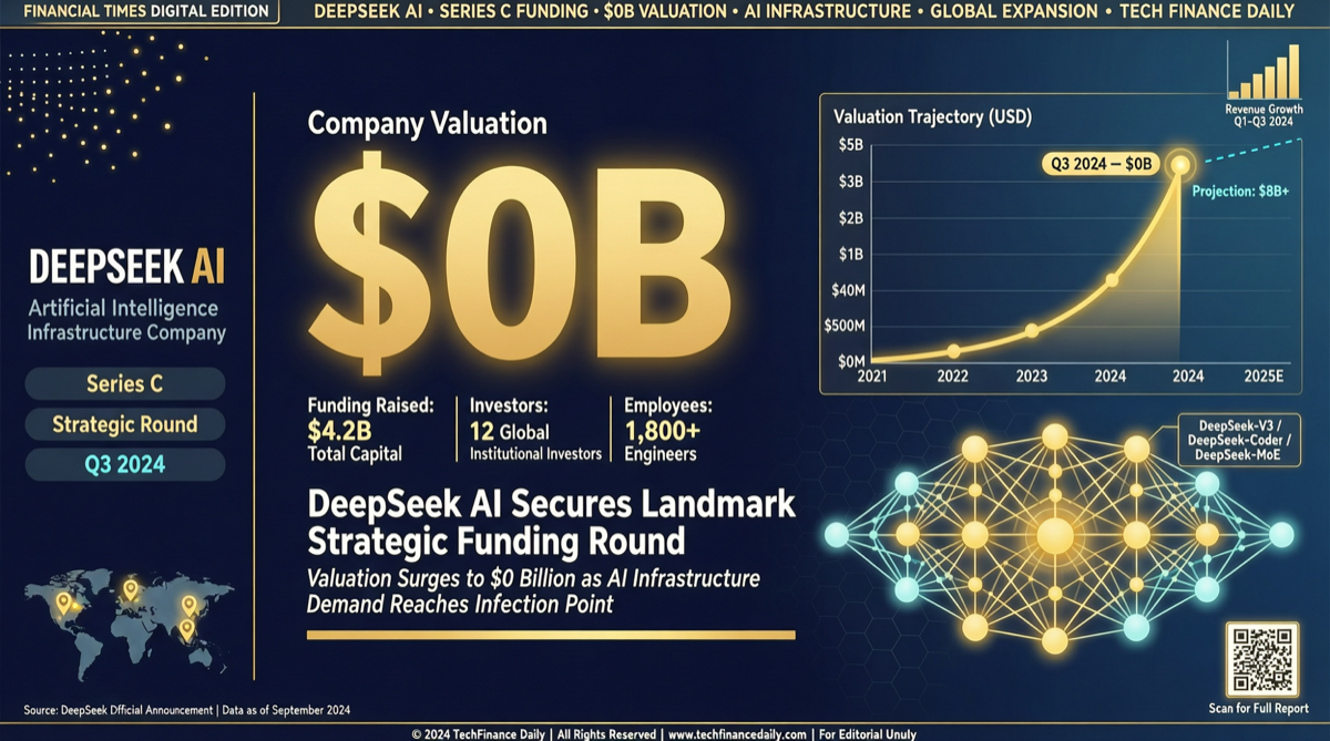 DeepSeek 首轮外部融资估值飙至 500 亿美元：三年拒绝融资后的战略转向