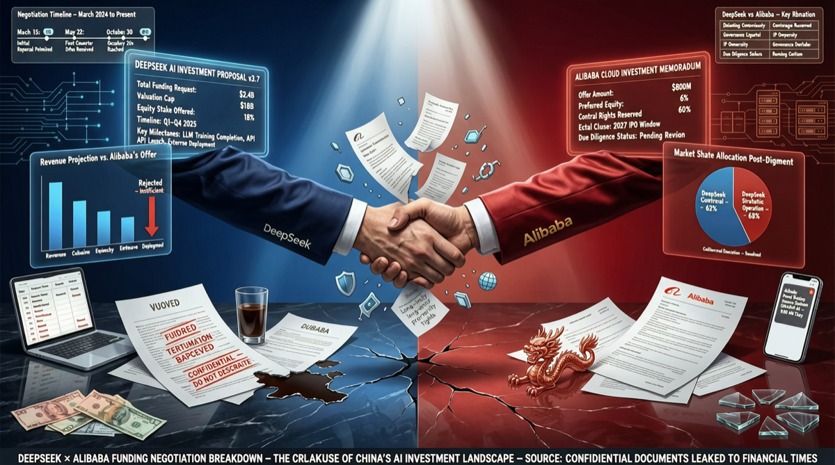 DeepSeek-Alibaba Funding Talks Break Down: The Ecosystem博弈 Behind the $35B Valuation