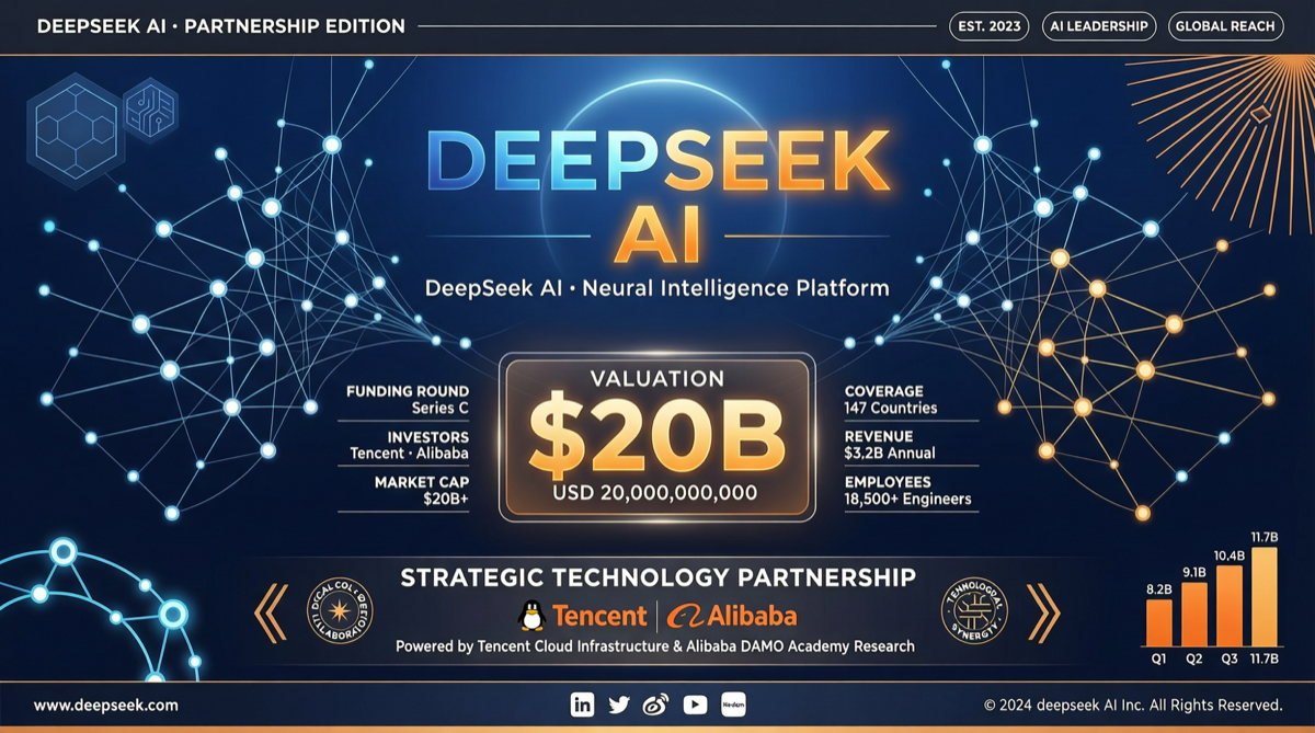 腾讯阿里争投 DeepSeek 估值突破200亿美元，AI 资本向效率型公司倾斜