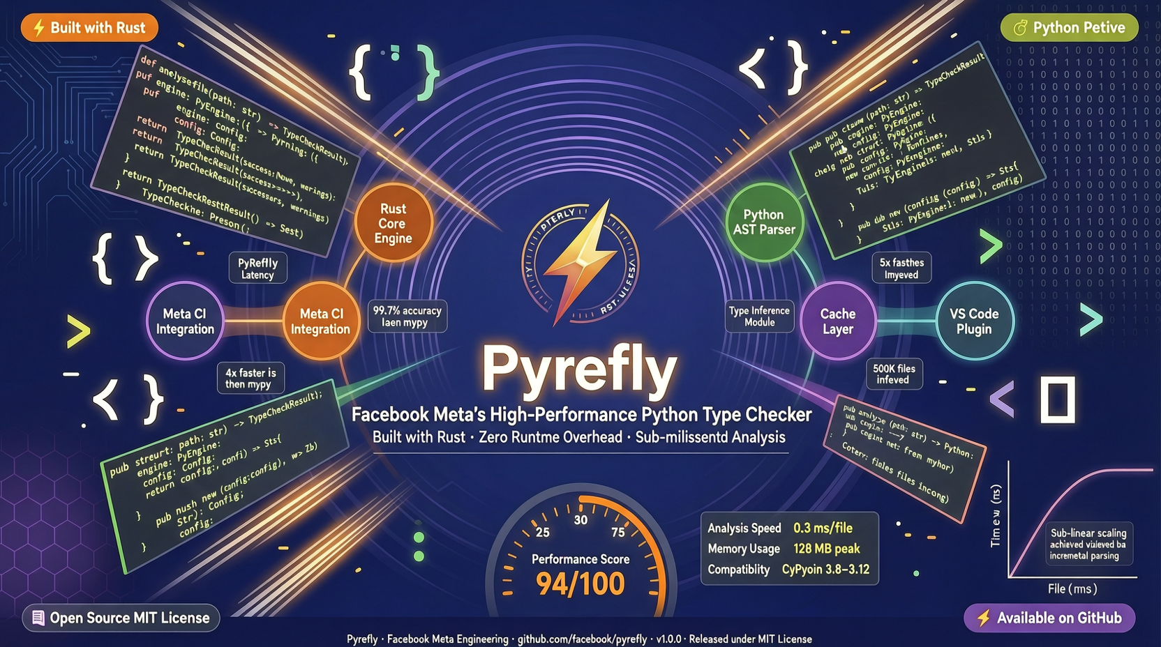 Pyrefly от Facebook: тайп-чекер Python на Rust — насколько быстрее mypy?