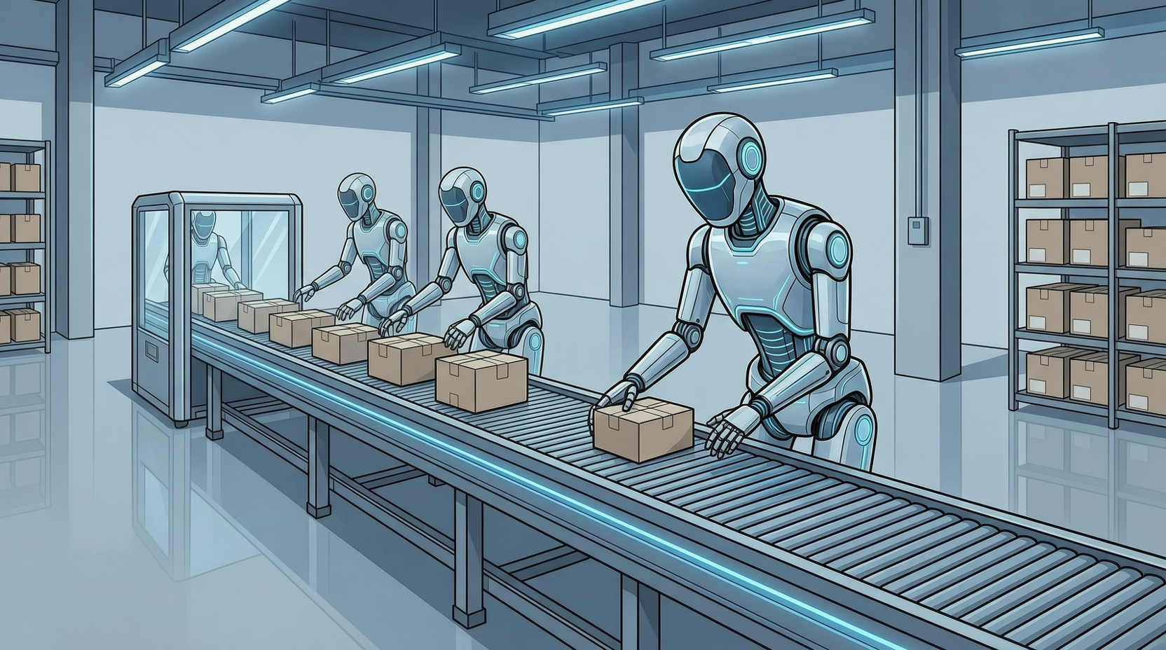 Figure AI humanoid robots sort packages for 48 hours straight, 24/7 livestream goes viral
