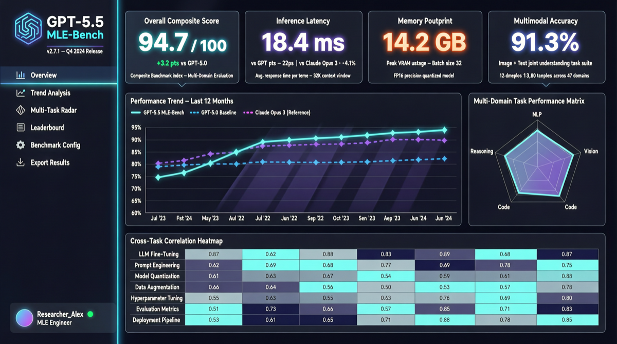 GPT-5.5 MLE-Bench 评测：AI 做机器学习工程的真实水位