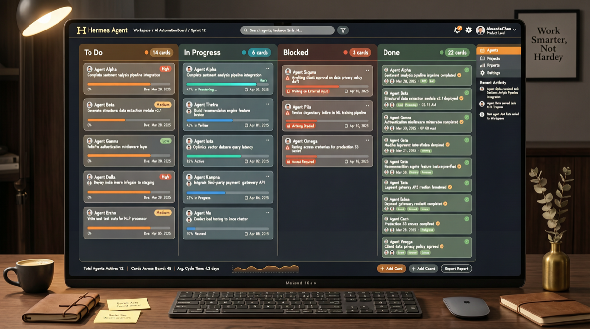 Hermes Agent v0.12.0 上线 Kanban 多智能体协作，桌面应用同步发布