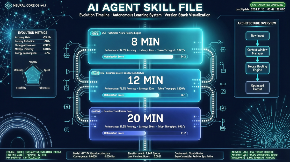 Hermes Agent 技能文件六周自动进化四次：一个自我改进的 AI Agent 到底是怎么工作的