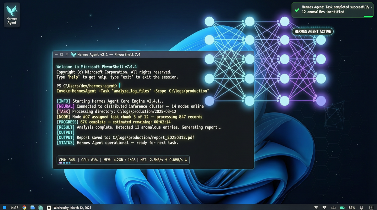 Hermes Agent Native Windows Beta: One-Click PowerShell Install, No WSL Needed