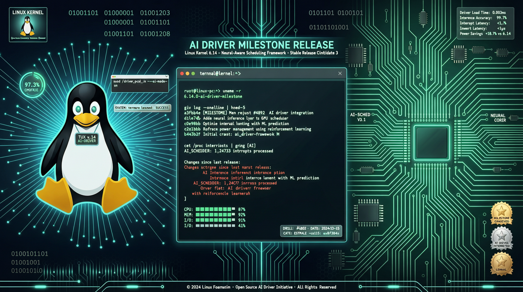 Linux 内核历史上第一个 AI 生成的驱动诞生了，Codex GPT-5.5 写的