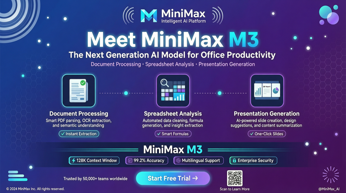 MiniMax M3 即将发布：从开源 coder 到办公全场景，国产模型的新战线