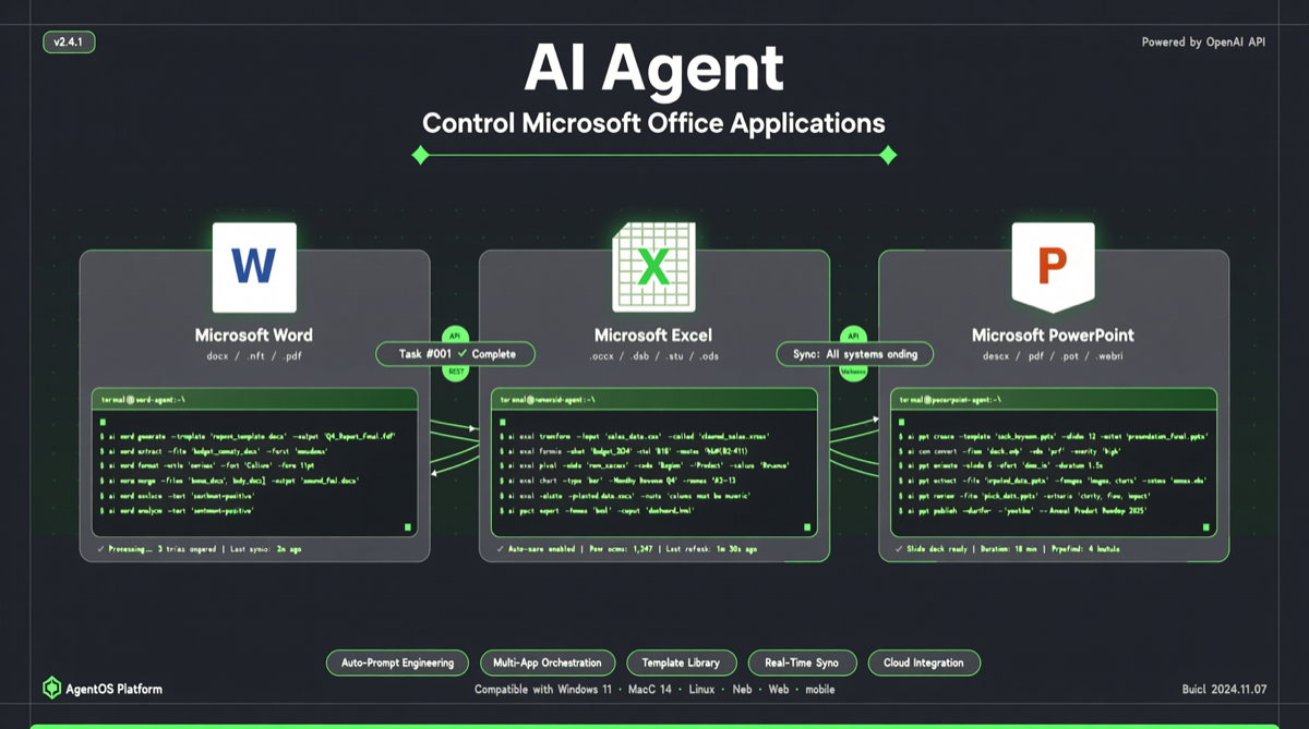 OfficeCLI：AI エージェントに Word、Excel、PowerPoint を直接操作させるターミナルツール