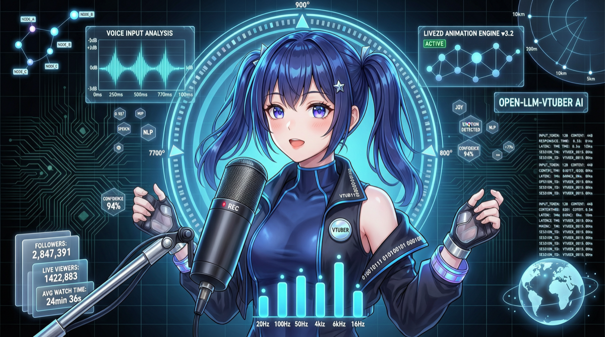 Open-LLM-VTuber：用本地 LLM 搭建你的 AI 虚拟主播