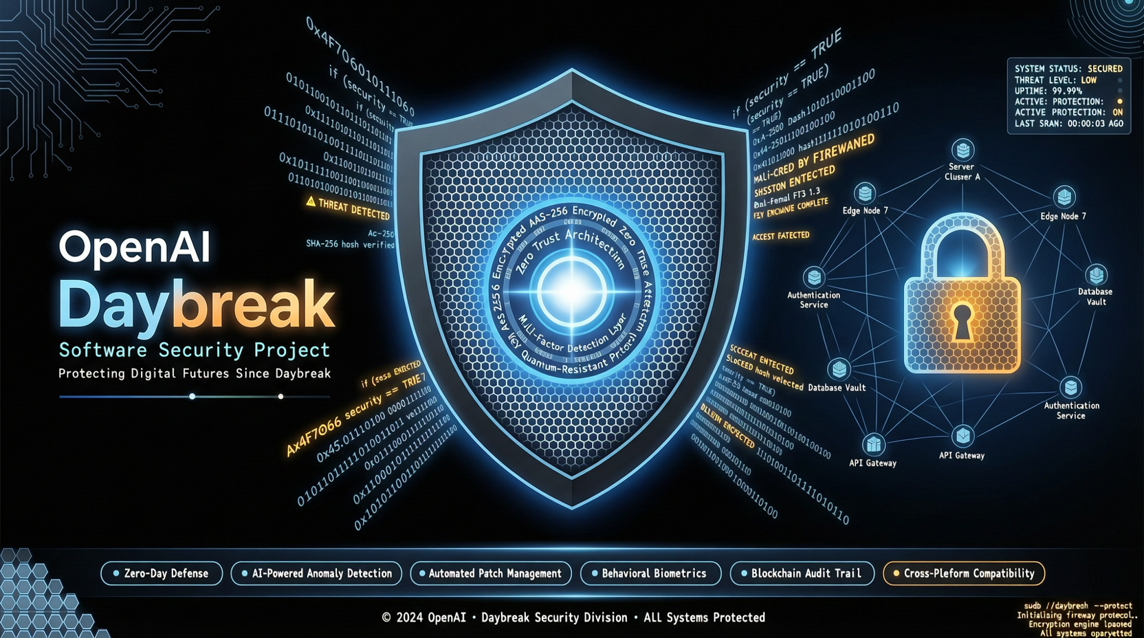 OpenAI 搞了个 Daybreak 项目，要把安全防御塞进代码编写的每一秒