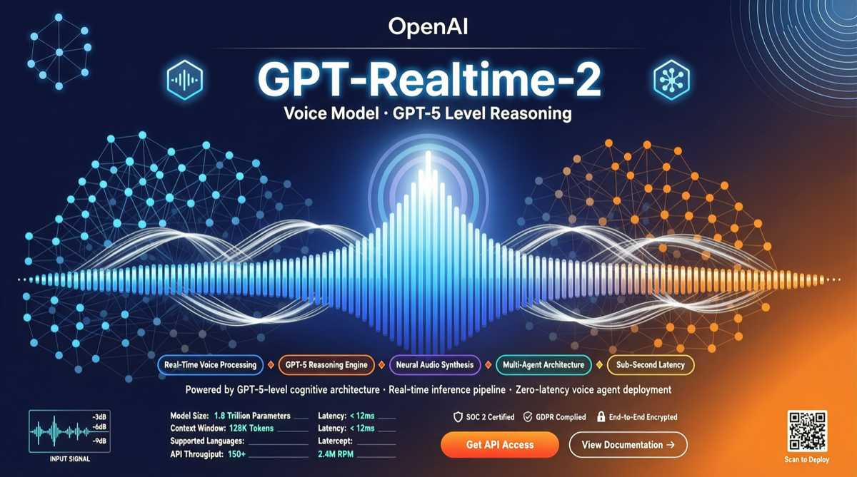 OpenAI 连发三款实时语音模型：GPT-Realtime-2 带 GPT-5 级推理进入语音代理
