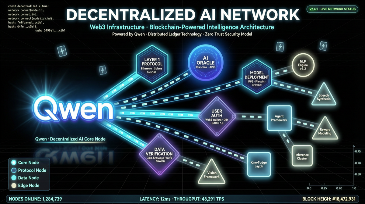 Qwen 首个 Web3 基础设施合作落地：0G 联盟打通去中心化 AI 访问链路