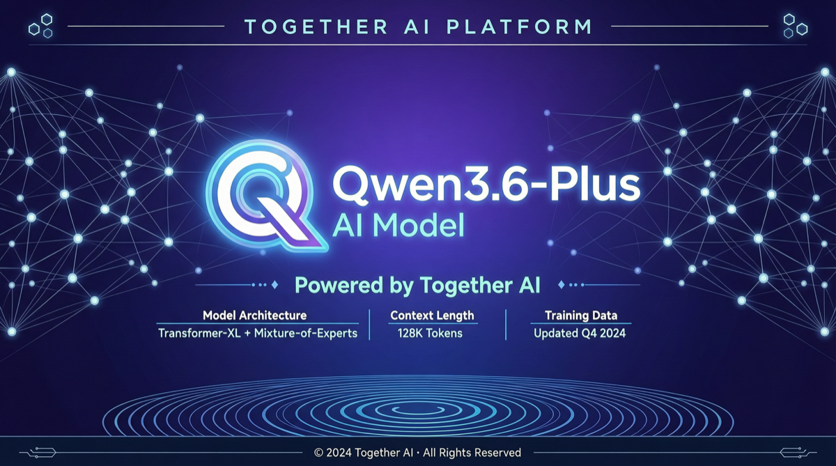 Qwen3.6-Plus 正式上架 Together AI，通义千问生态加速全球化