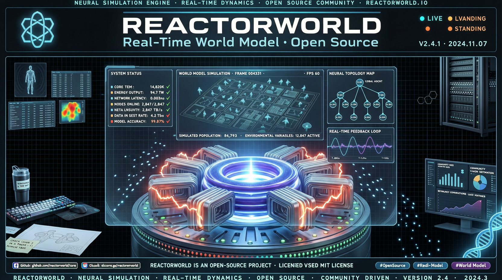 ReactorWorld：开源实时世界模型，延迟压到 50ms 以下