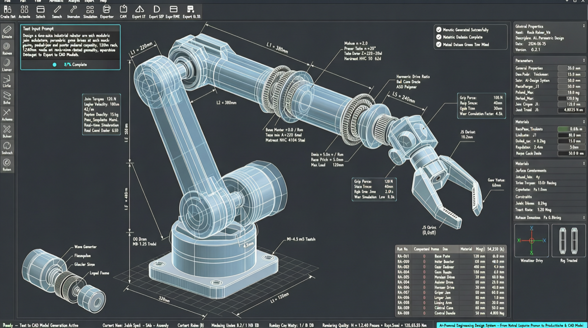 Text-to-CAD 开源方案：用 AI 生成 3D 机器人模型进入实用阶段