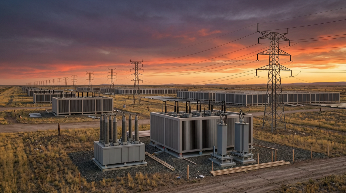 美国 140 个数据中心项目因电网变压器积压陷入停滞：12GW 宣布，仅 5GW 在建