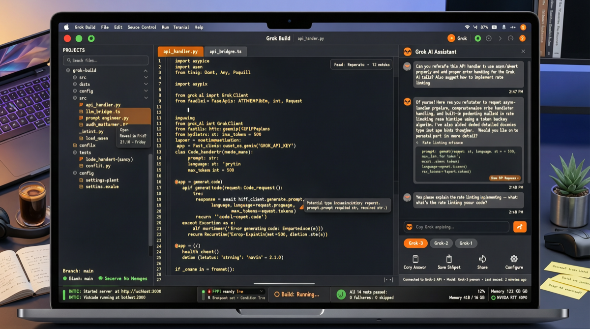 xAI 的 Grok Build：桌面端 Coding App 来了，但能打得过 Cursor 吗